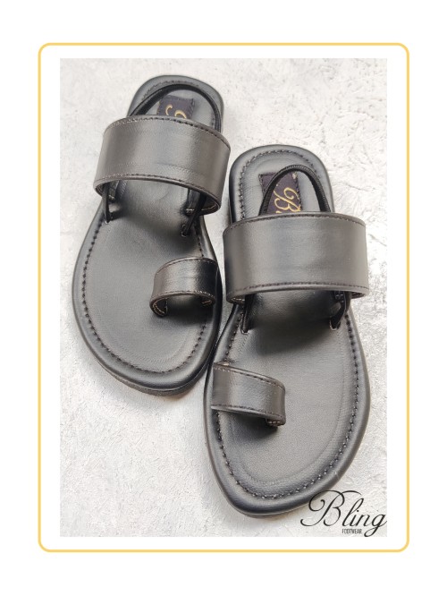 Black toe sandals