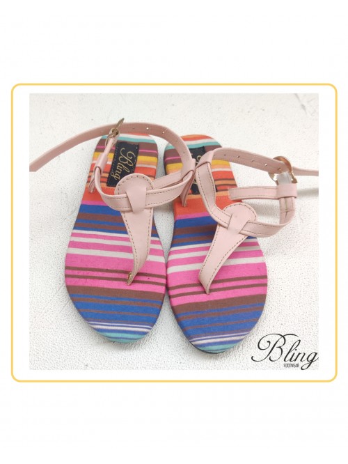 Printed sandal