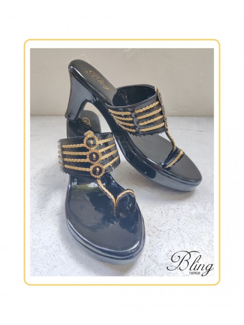 Black gold platforms