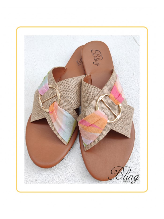 Tan multi flats