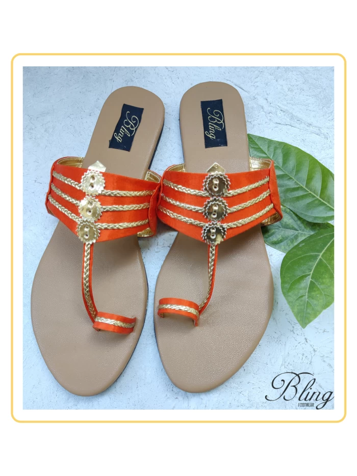 Orange kolhapuri
